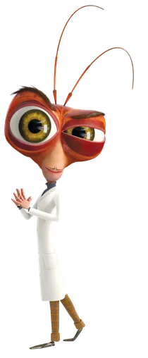 Dr. Cockroach PhD uit Monsters vs Aliens